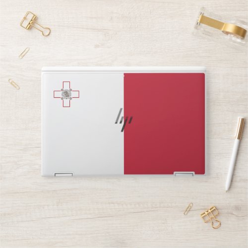 Malta flag HP laptop skin