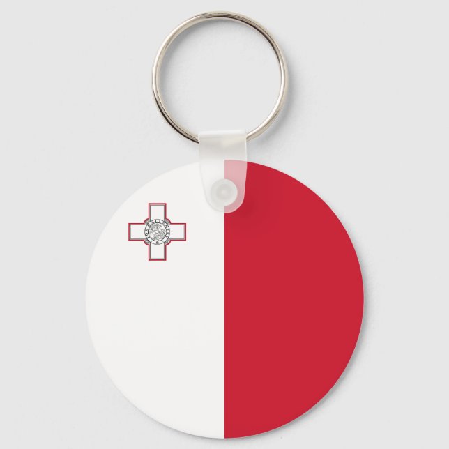 Malta Flag Keychain (Front)