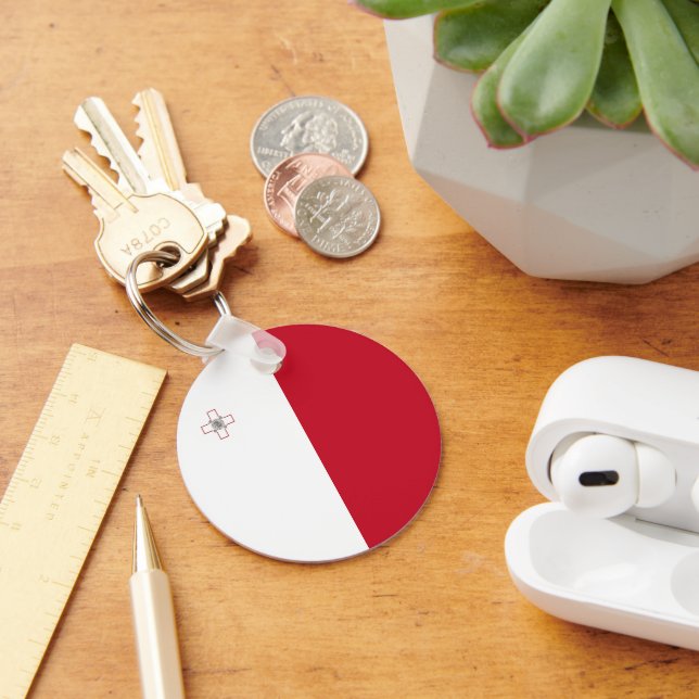 Malta flag keychain (Desk)