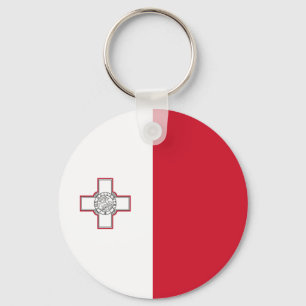 Malta Flag Keychain
