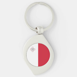 Malta Flag Keychain