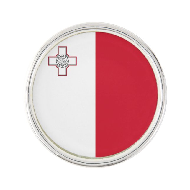 Malta Flag Lapel Pin (Front)