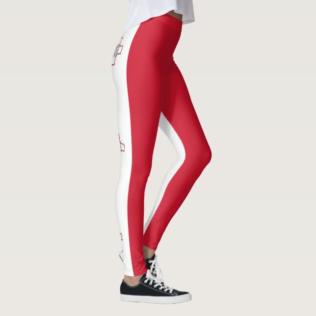Malta Flag Leggings (Right)