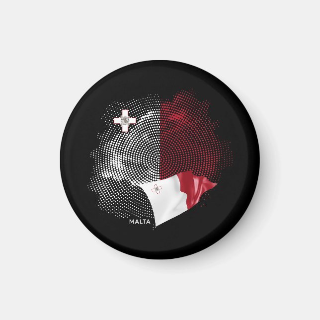 Malta flag magnet (Front)