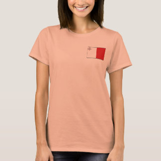 Malta Flag + Map T-Shirt
