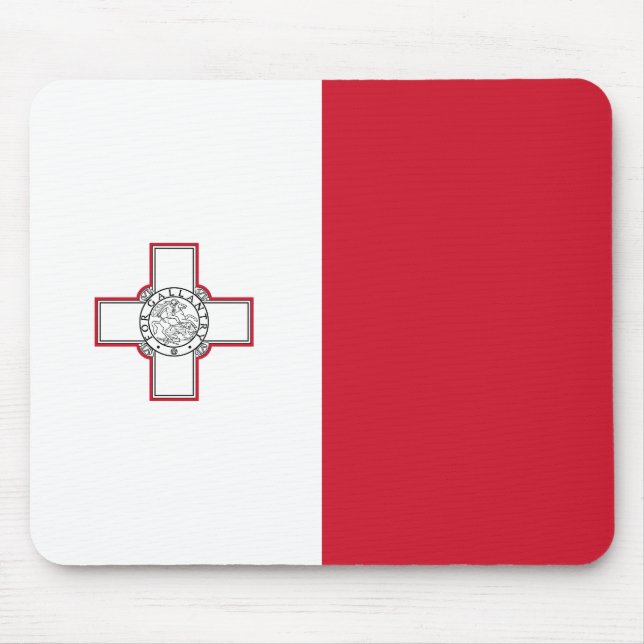 Malta Flag Mouse Pad (Front)