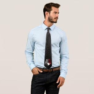 Malta flag neck tie