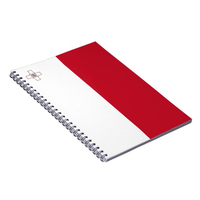 Malta flag notebook (Right Side)
