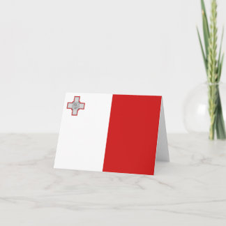 Malta Flag Notecard