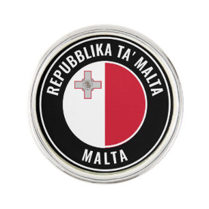 Malta Flag Patriotic Lapel Pin