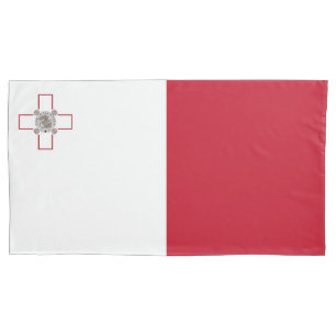Malta flag pillow case