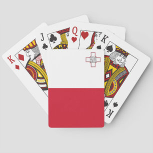 Malta Flag Poker Cards