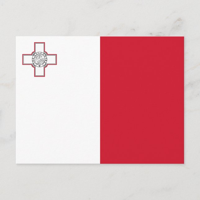 Malta Flag Postcard (Front)