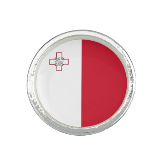Malta Flag Ring (Front)