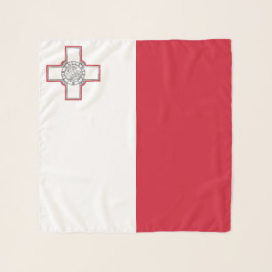 Malta Flag Scarf