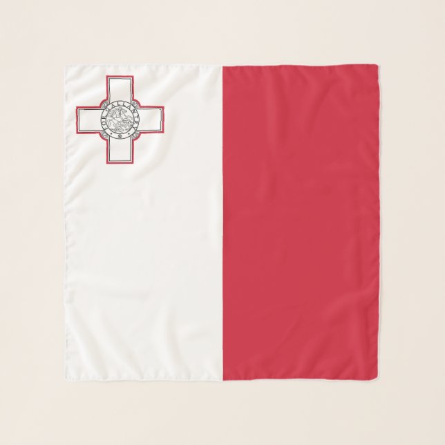 Malta Flag Scarf (Front)