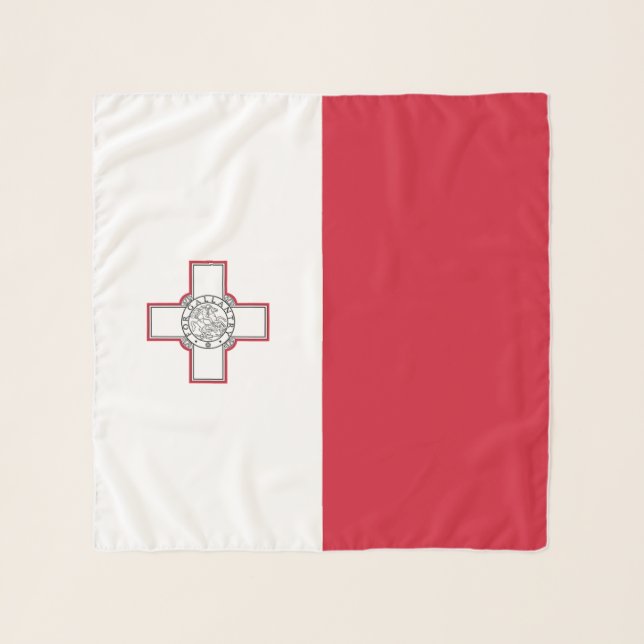 Malta Flag Scarf (Front)