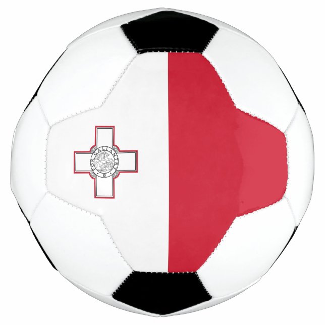 Malta Flag Soccer Ball (Front)