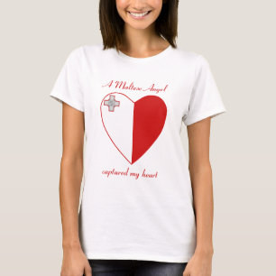 Malta Flag Sweetheart T-Shirt