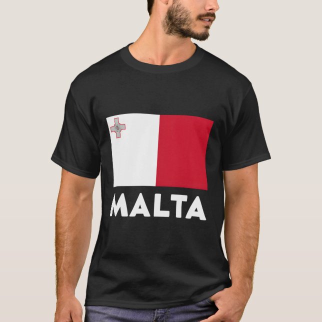 Malta Flag T-Shirt (Front)