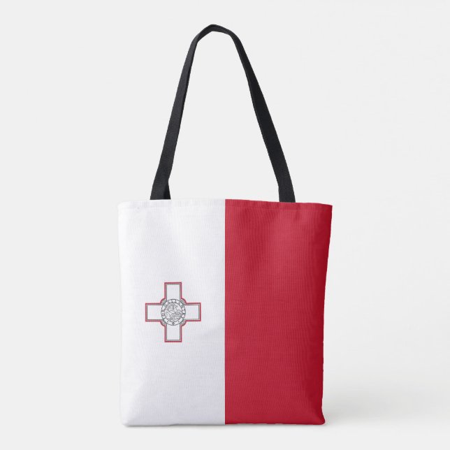 Malta Flag Tote Bag (Back)