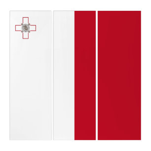 Malta flag triptych