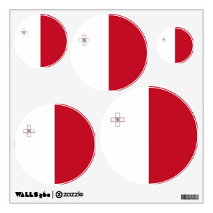 Malta flag wall decal