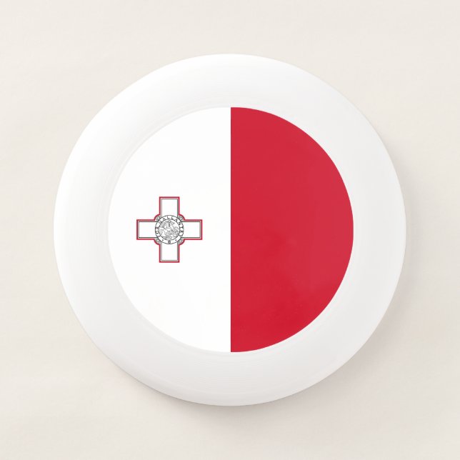 Malta Flag Wham-O Frisbee (Front)