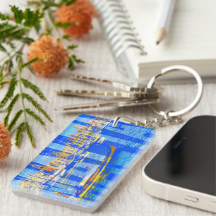 Malta Grand Harbor  Birgu Keychain