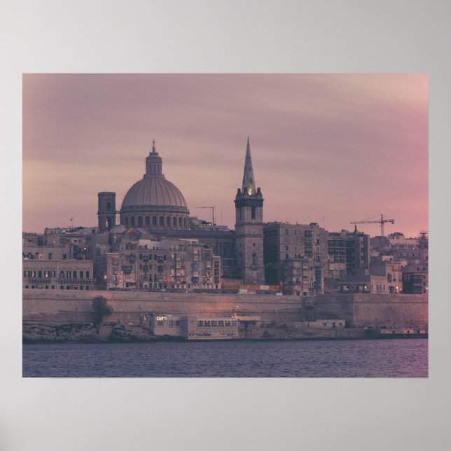 Malta landscape poster (Front)