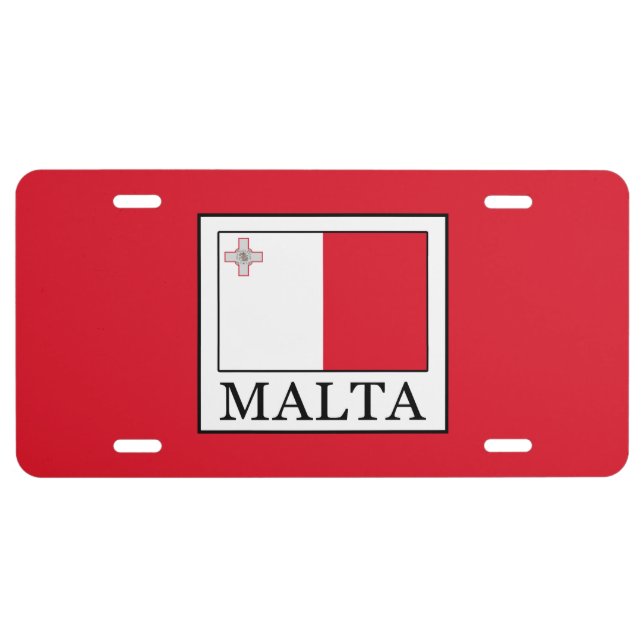 Malta License Plate (Front)