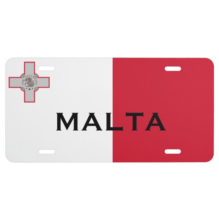 Malta* License Plate Pjanċa Liċenzja Malta