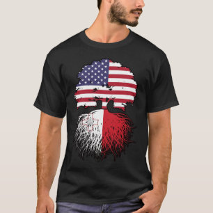 Malta Maltese American USA United States America T-Shirt