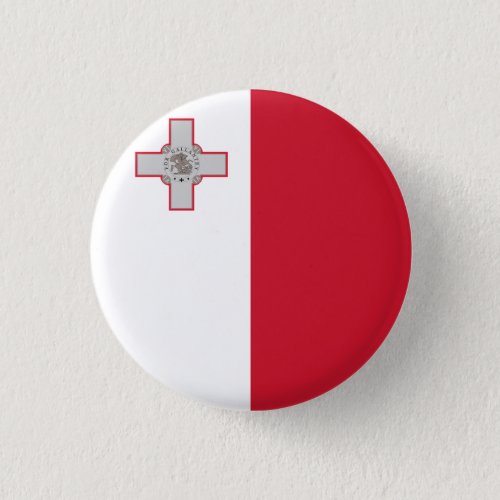 Malta Maltese Flag Button