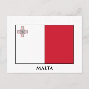 Malta (Maltese) Flag Postcard