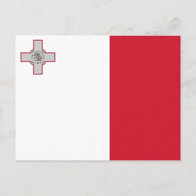 Malta (Maltese) Flag Postcard (Front)