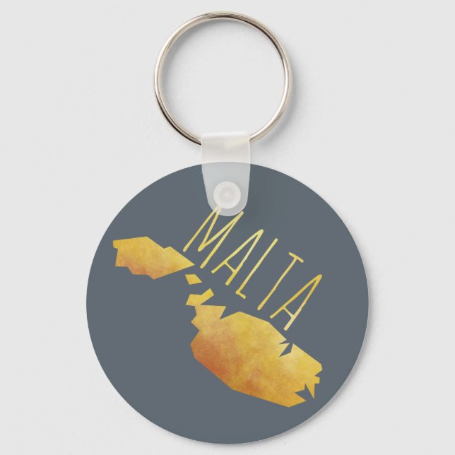 Malta Map Keychain (Front)