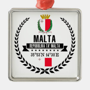 Malta Metal Ornament