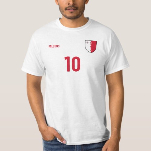 Malta National Football Team Soccer Retro T_Shirt