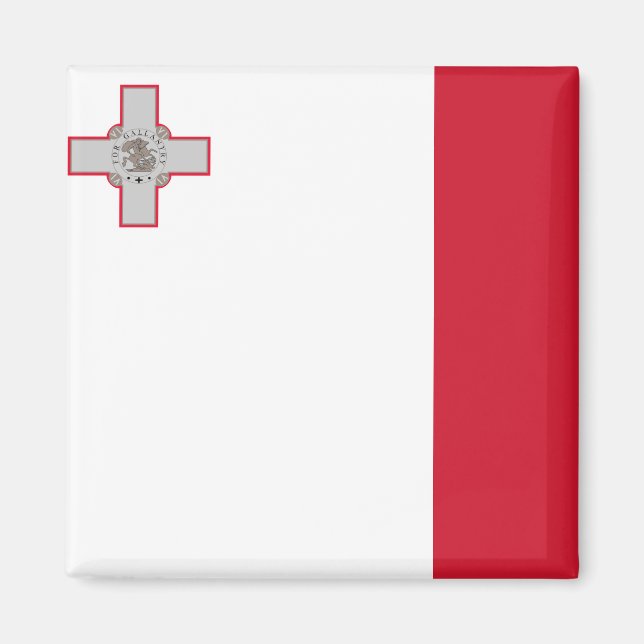 Malta National World Flag Magnet (Front)