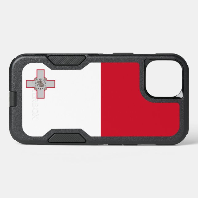 Malta Otterbox iPhone Case (Back Horizontal)
