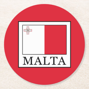 Malta Round Paper Coaster