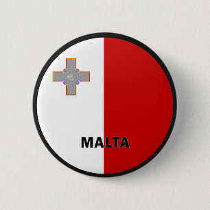 Malta Roundel quality Flag Button