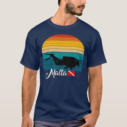 Malta Scuba Diving Gift T_Shirt