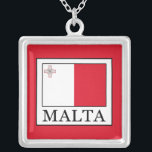 Malta Silver Plated Necklace<br><div class="desc">Malta</div>