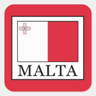 Malta Square Sticker