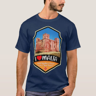 Malta St Agathas Tower T-Shirt