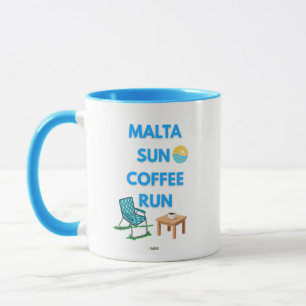 Malta Sun Coffee Run Mug   AMAR Prints