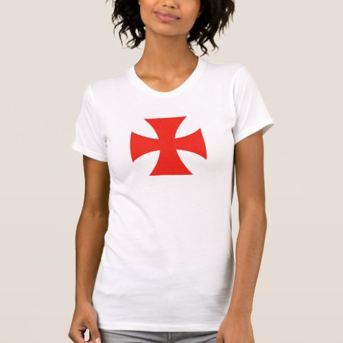 malta templar knights red cross religion symbol T_Shirt