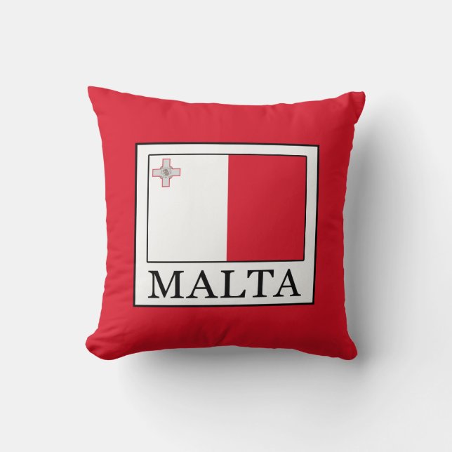 Malta Throw Pillow (Front)
